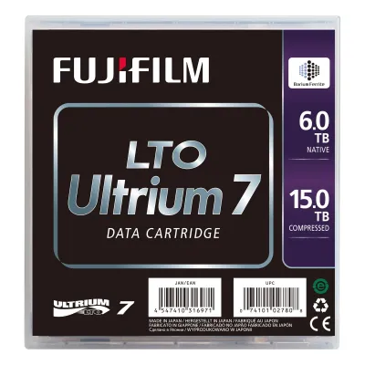 FUJIFILM DATA STORAGE 16456574 - FUJIFILM LTO ULTRIUM 7 DATA CARTRIDGE WITH CASE, 6.015TB CAP