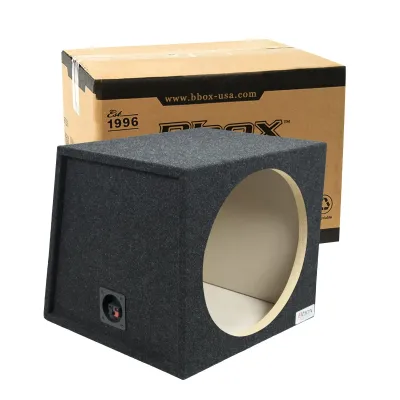 ATREND E15SATREND - Atrend Pro-Series Single 15 Sealed Wedge Enclosure - Charcoa