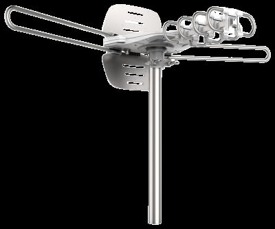 HTA HTA2605 - HTA2605 VHF  UHF Outdoor Antenna with built-in Rotor & Remot