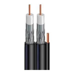 VEXTRA V266GW-500 - V266gw-500 Dual Rg-6 Coax Ccs W Ground 500 Black