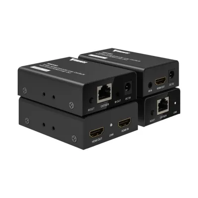 Vanco International HDEX60 - HDMI Over Single Cat5eCat6 Extender WIr & HDMI Loopout