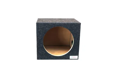 ATREND 12DQVATREND - Atrend Dual 12 Vented Woofer Enclosure - Charcoal Carpet Cov