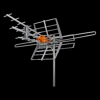 TELEVES 148281 - DAT BOSS MIX TV Antenna with WPreamp, LO-VHFHI-VHFUHF