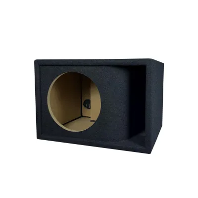 ATREND 10SQVKFATREND - Single 10 Kerf-Vented Woofer Enclosure - Charcoal Carpet Cov