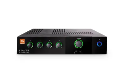 JBL NCSMA180-U-US - 4 Input - 1 X 80w Drivecore Mixer-Amp, Fanless, 4ohm8ohm70v1