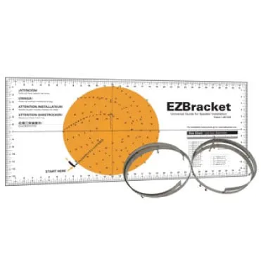 BEALE STREET AUDIO EZIC-24 - Universal Round Speaker Bracket 24 Pack fits most Speakers