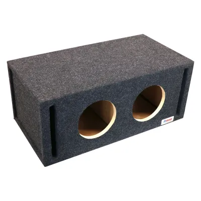 ATREND 8DQVATREND - Dual 8 Vented Woofer Enclosure - Charcoal Carpet Covering