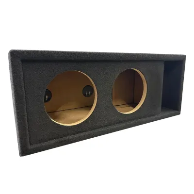 ATREND 8DQVKFATREND - Dual 8 Kerf-Vented Woofer Enclosure - Charcoal Carpet Coveri