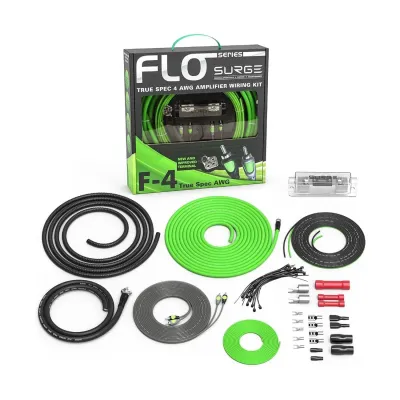 ATREND F4ATREND - Atrend Surge Flo Series 4 Gauge Amplifier Wiring Kit