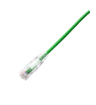 LYNN ELECTRONICS, LLC. LYN-CPCS-6RD-003F - PATCH CORD CAT6 SLIM 1FT GREEN