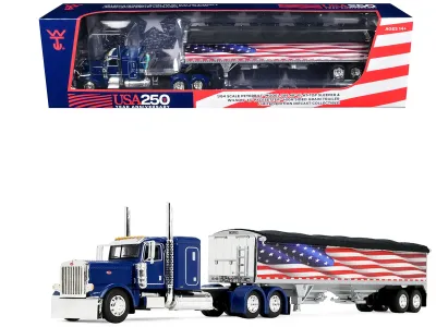 First Gear 69-2366 - Peterbilt 389 with 48 Flat Top Sleeper and 43 Wilson Paceset