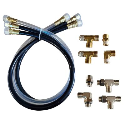 Octopus Autopilot Drives OC17SUK42 - Octopus 30in Hose & Fitting Ki Includes ORB & NPT Helm Fitti