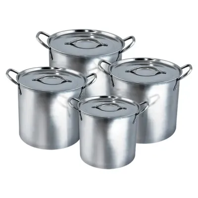EUROHOME 3000 - 4PC SS STOCK POT SETS