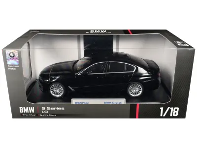 Heimanba H1282BK - BMW 5 Series LCI Black Metallic with Moonroof 118 Diecast Mo