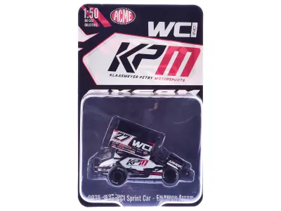 Acme A5026011 - Winged Sprint Car 27 Emerson Axsom WCI - KPM White (2026) 15