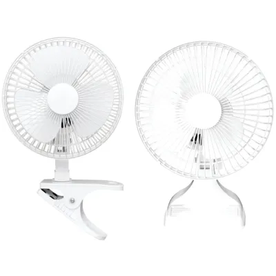 OPTIMUS F-0645A - Optimus 6 in Convertible Personal Clip-onTable Fan in White