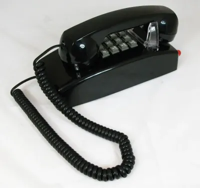 Cortelco ITT-2554-27MD-BK - 255400-VBA-27MD Wall, Message Waiting