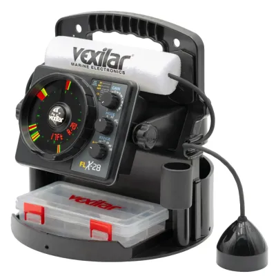 Vexilar PPLI28PV - Vexilar FLX-28 Pro Pack II with Ice-Ducer and Carry Case
