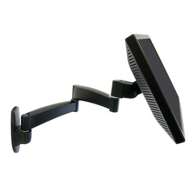 ERGOTRON STOCK 45-234-200 - 200 S WALL MNT ARM 2 EXTS BLK