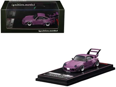 Ignition Model IG3871 - RWB 993 Rotana Matt Purple 164 Diecast Model Car by Ignition