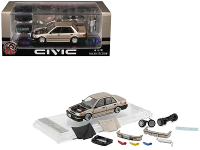 Bm Creations 64B0451 - Honda Civic EF2 Champagne Metallic with Alternate Parts 164 