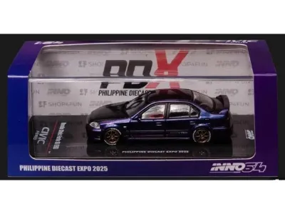 Inno Models IN64-EKS-MP-PDX25 - Honda Civic Ferio Si (EK) RHD (Right Hand Drive) Midnight Pu
