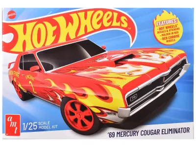 AMT AMT1527 - Skill 2 Model Kit 1969 Mercury Cougar Eliminator Hot Wheels 