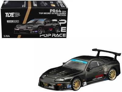 Pop Race PR640514 - Toyota Supra Top Secret GT300 RHD (Right Hand Drive) Black C