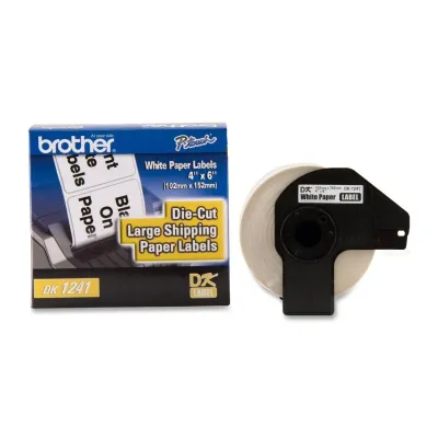 Brother BRT DK1241 - Brother QL Printer DK1241 Large Shipping Labels - 4 Width x 