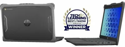 MAX CASES HP-ESF-FX3CB-G5-CCL - EXTREME SHELL-F2 SLIDE CASE FOR HP FORTIS X360 CHROMEBOOK G5