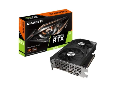 GIGABYTE GV-N3060WF2OC-12GD REV2.0 - GIGABYTE NVIDIA GeForce RTX 3060 Graphic Card - 12 GB GDDR6 