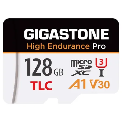 GIGASTONE GS-MSD-A1V30TLC-128GB-R - 128GB MICRO SD CARD