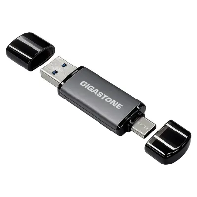 GIGASTONE GS-AC4400GY-512GB-1PK-R - 512GB DL USBC&A FLSH DRV
