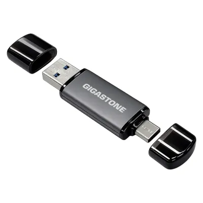 GIGASTONE GS-AC4400GY-64GB-1PK-R - 64GB DL USBC&A FLSH DRV