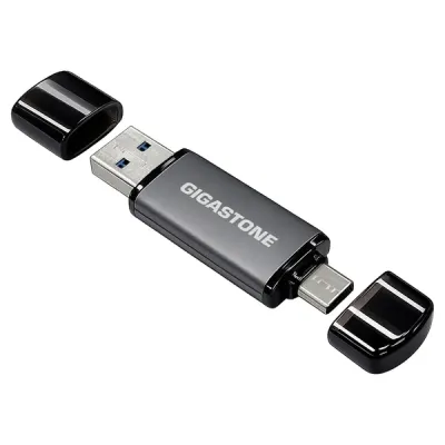 GIGASTONE GS-AC4400GY-256GB-1PK-R - 256GB DL USBC&A FLSH DRV