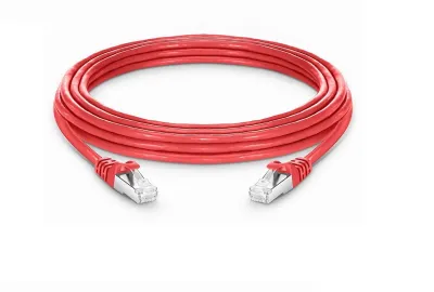 PROLINE PRO-30FCAT6-RD-TAA - Proline Cat 6 PVC RJ45 MM 30ft Copper Red Ethernet Cable PRO