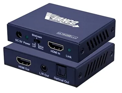 Vanco International HD4KAE - 4K HDMI Audio Extractor