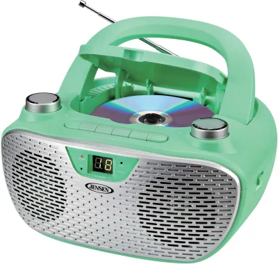 JENSEN CD-485-GR - PRTBL STEREO CD PLYR&RDIO