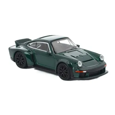 Pop Race PR640326 - Singer DLS Turbo Green Metallic 164 Diecast Model Car by Pop