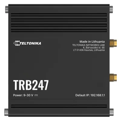 Teltonika Networks TRB247010000 - THE TRB247 IS A COMPACT IOT GATEWAY WITH LTE CAT 1 BIS CONNE