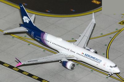 GeminiJets GJAMX2416 - Boeing 737 MAX 9 Commercial Aircraft Aeromexico (N804AM) Whi