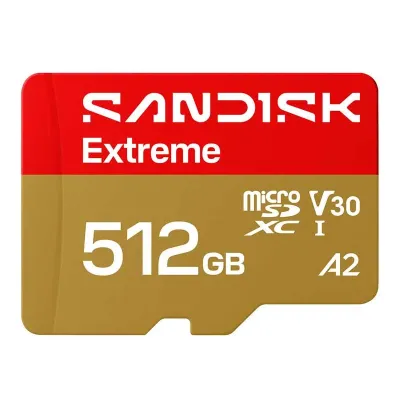Western Digital SDSQXH9-512G-GZ6MA - SanDisk, Extreme Micro SDXC Memory Card, 512GB, UHS-I, 245MB
