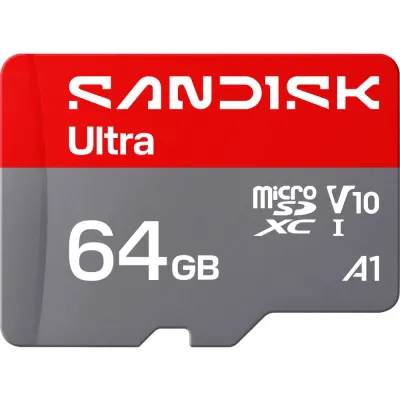 Western Digital SDSQUJQ-064G-GZ6MA - SanDisk, Ultra Micro SDXC Memory Card, 64GB, UHS-I, 145MBs (