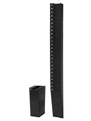 LATHEM LTH 259EX - Lathem 25-Pocket Expandable Time Card Rack - 25 Pocket(s) - 