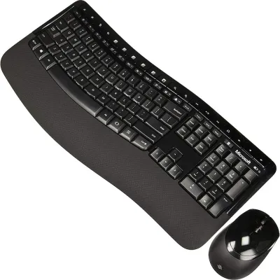 Microsoft PP4-00001 - Microsoft Wireless Comfort Desktop 5050 - Black. Wireless, E
