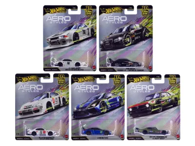 Hot Wheels FPY86-961U - Aero Styles 5 piece Set Car Culture 10th Anniversary 2026 Se