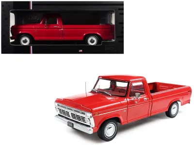 Greenlight U18RDC003 - 1974 Ford F-100 Pickup Truck Candy Apple Red 118 Diecast Mod
