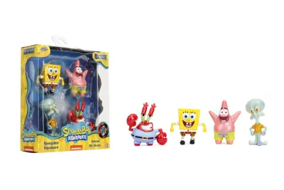 Jada Toys 35302 - Set of 4 Diecast Figures SpongeBob SquarePants (1999-Current