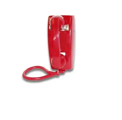 Viking Electronics K-1900W-IP-RED - Viking VoIP K-1900W-IP Wall Phone With Auto Dialer Red K-190