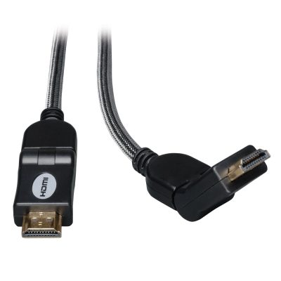 EATON TRIPP LITE SERIES CONNECTIVIT P568-006-SW - Tripp Lite 6ft High Speed HDMI Cable Swivel Connectors Video
